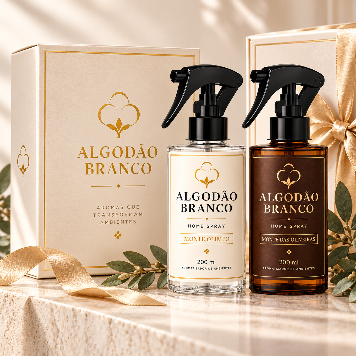 Kit 2 Home Spray 200 ml | Monte Olimpo + Monte das Oliveiras